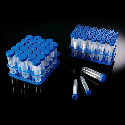 15 ml 50 ml PP-centrifugerør med klar hvid graduering