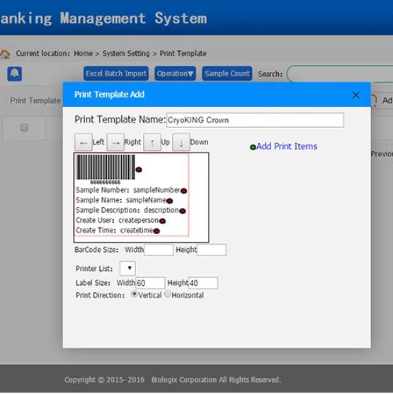 Biologix CryoKING Crown Management Software Safe Efficient And Advanced Software.
