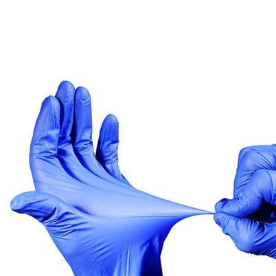 Disponible nitrilhandsker til laboratoriebrug