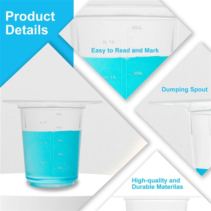 50ml Tri-corner Beakers For Laboratory Use