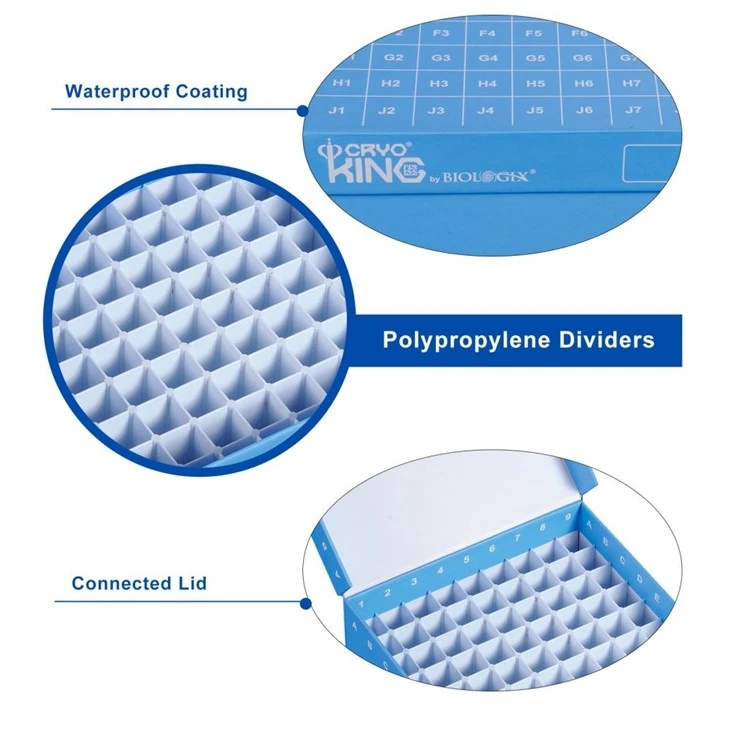 ID-Color™ Cardboard Cryogenic Boxes BIOLOGIX